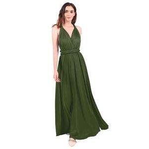 NWT Ibtom Castle Convertible evening maxi dress cocktail gown Sz S